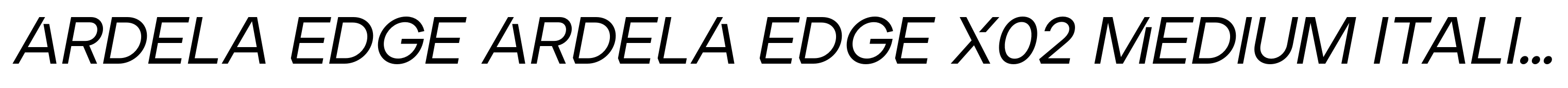 Ardela Edge ARDELA EDGE X02 Medium Italic